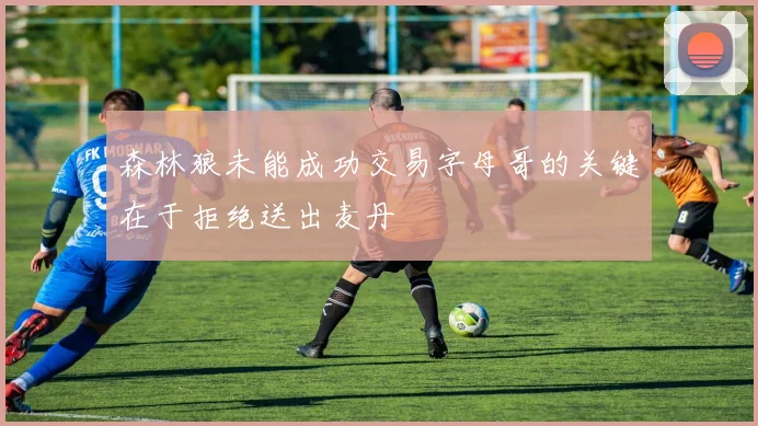 森林狼未能成功交易字母哥的关键在于拒绝送出麦丹